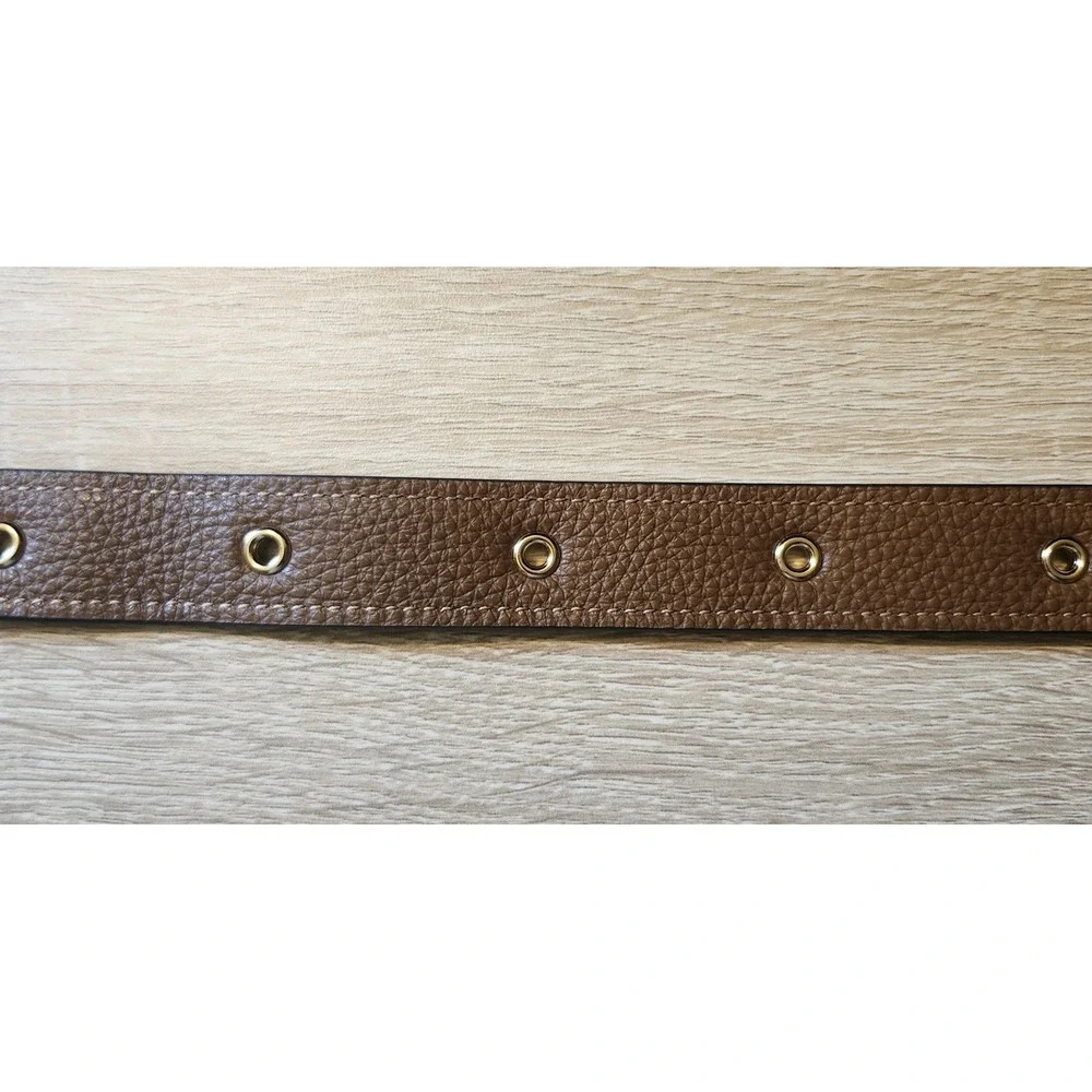 Coach Light Brown Suede /brown Leather Gold Buckle Size XL 16